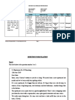 Kisi-Kisi Soal Penilaian Pengetahuan: A. Date B. Salutation C. Opening Paragraph D. Content E. Closing F. Signature