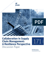 Collaboration in Supply Chain Management: A Resilience Perspective