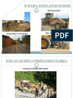 Excavaciones en Esplanaciones Remoxión de Derrumbes