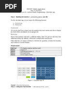 Lab 4b - Simple Calculator App