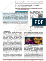 A Brief Overview On Coronavirus Covid 19 in India