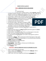 Short Notes Class-Xii (1-4) PDF