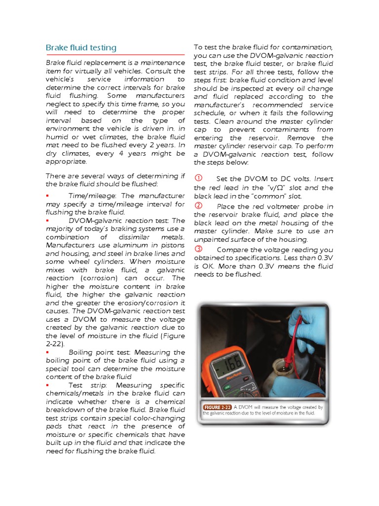 Brake Fluid Testing | PDF | Mechanical Engineering | Materials