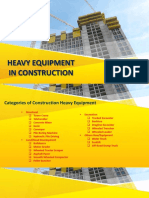 Heavy Equipment in Construction: Group 1 Abing, Cherry Jean D. Bulatao, Jessa Mae Gadiano, Arienne F. Gracilla, R-Jay