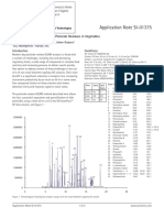 Application Note SI-01375: High Productivity Analysis For Pesticide Residues in Vegetables