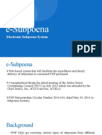 6. eSubpoena System