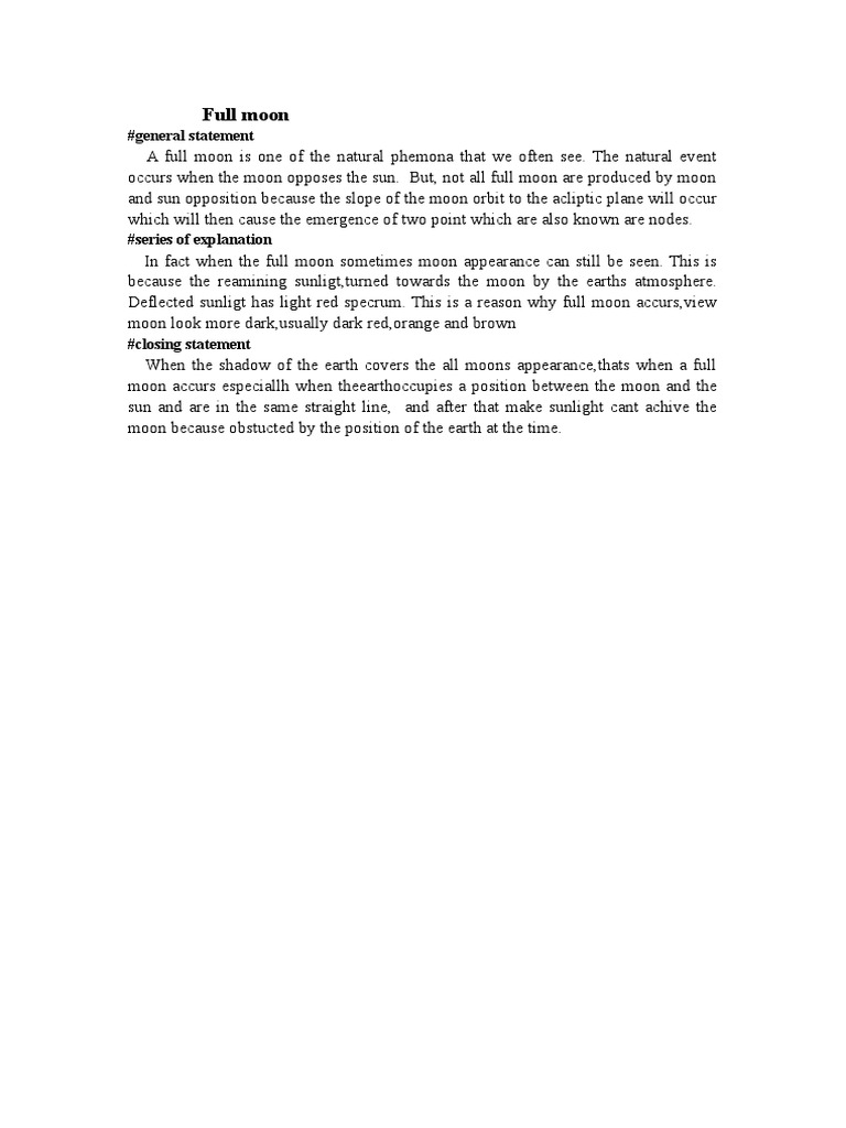 Understanding Full Moon Phenomena | PDF