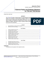 Effects of External Pullup and Pulldown Resistors On TXS and TXB Devices