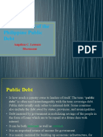 The Structure of The Philippine Public Debt: Angelica C. Leoncio Discussant