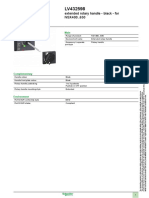 Product Data Sheet: Extended Rotary Handle - Black - For NSX400..630