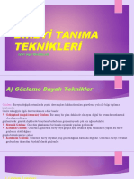 Test Dişi Tekni̇kler