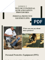 Practice Occupational Health and Safety Procedures: Lesson 2