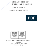 John R. Searle, Daniel Vanderveken - Foundations of Illocutionary Logic (1985, Cambridge University Press)