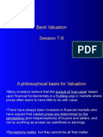Bank Valuation Session 7-8