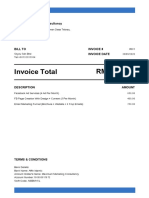 Invoice Total RM1,800.00: Maximum Marketing Consultancy