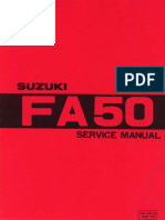 Suzuki Fa50 Service Manual 1980