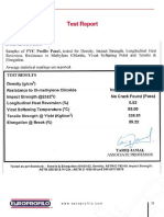 TestReport OF EUROPROFILE