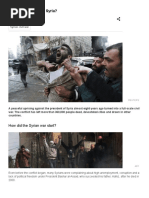 Why Is There A War in Syria - BBC News