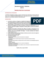 Primera Practica Calificada: Realidad Nacional Y Regional 2020 01