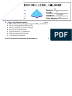 Q. 2 Answer The Following Questions:: Pre Medical M2 Biology T5 October 15-10-2019 20 40