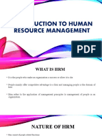 Introduction To Human Resource Management-1