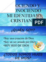 Conociendo y Reconociendo Mi Identidad Cristiana