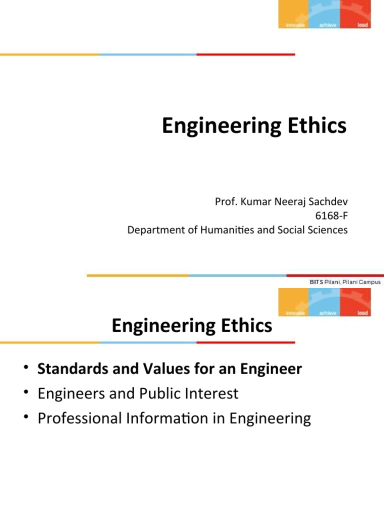 Engineering Ethics and Integrity | PDF | Integrity | Engineering