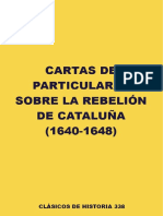 Cartas Particulares Rebelión Catalana