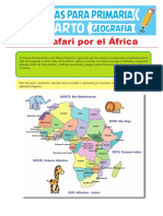 El Continente Africano para Cuarto Grado de Primaria