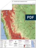 Peta Topografi Kabupaten Dharmasraya / Topography Map of Dharmasraya District