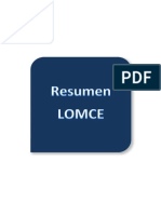 Resumen-Lomce (Hasta La Pág 8) PDF