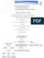 Tarea 2. Mapa Conceptual, Desarrollo Cognitivo, Conocer, Pensar, Aprender y Saber