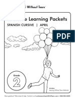 At-Home Packet APRIL 2nd Cursive Spanish