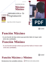 Funcion Máximoy Mínimo