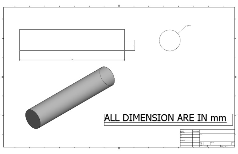 Shaft Technical Drawing Details | PDF