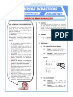 Ejercicios de Números Racionales para Quinto de Secundaria PDF