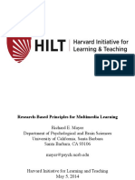 Research-Based Principles For Multimedia Learning PDF