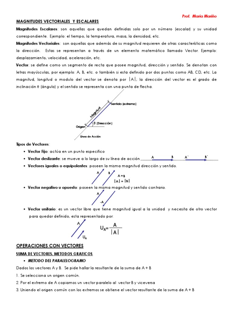 Componentes Rectangulares de Un Vector en El Espacio Udo | PDF | Vector ...