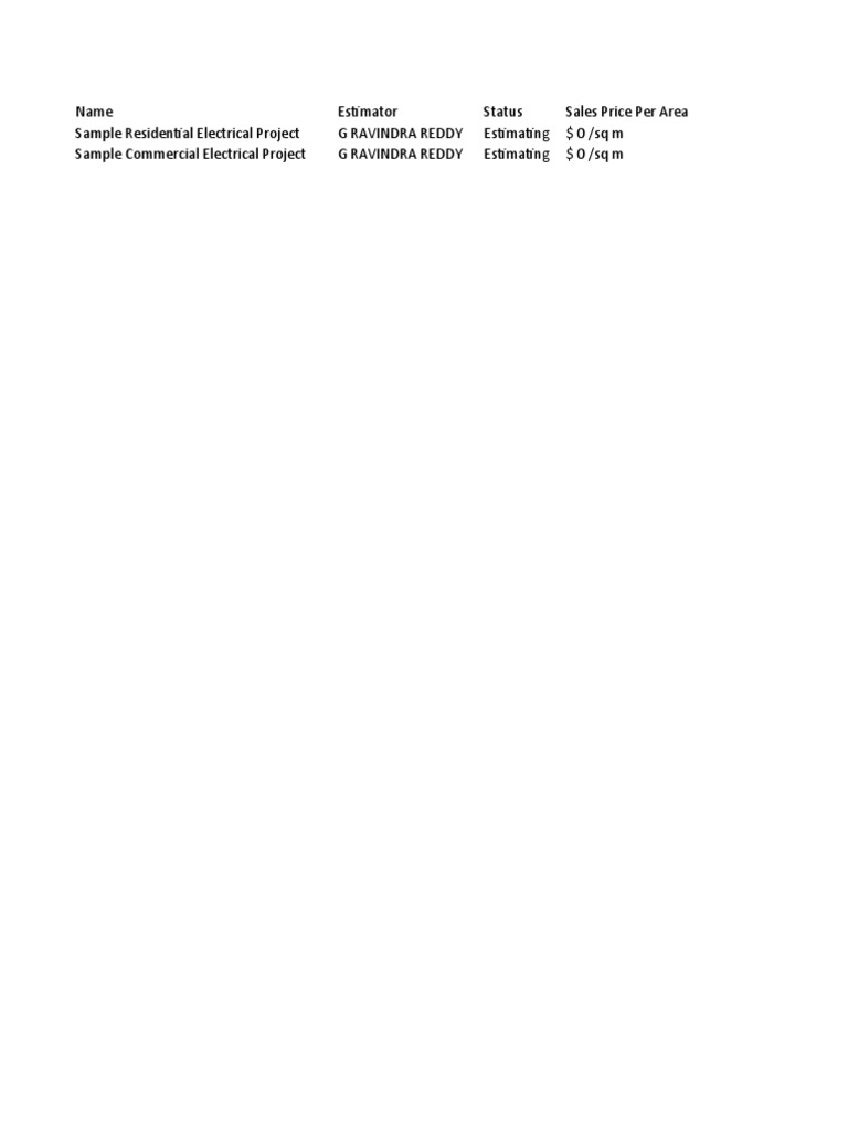 Project List | PDF