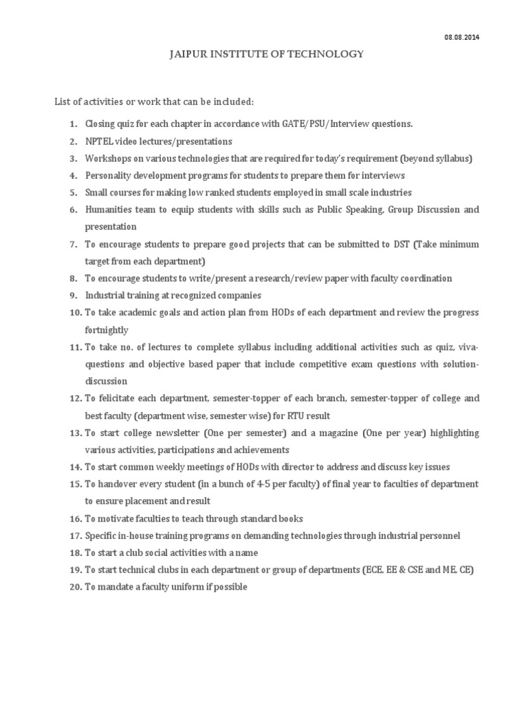 Enhancing Student Skills and Placement | PDF | Art