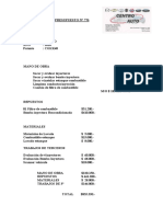 Presupuesto Nro 776