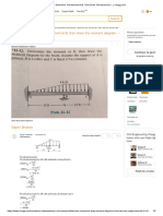 Determine The Moment at B, Then Draw The Moment Di...