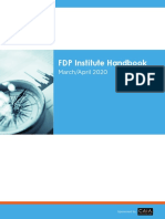 FDP Candidate Handbook March-April 2020 Exam
