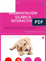 Segmentación silábica interactivo