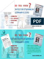 Do You Know Tuition Fee For Studying in Germany Is Zero PDF