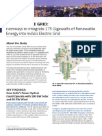 Greening The Grid:: Pathways To Integrate 175 Gigawatts of Renewable Energy Into India's Electric Grid
