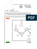 Resumen de actividades requeridas para completar un proyecto usando el método PERT