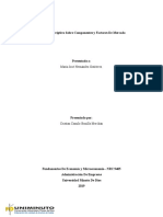 Cuadro Descriptivo Sobre Componentes Y Factores de Mercado