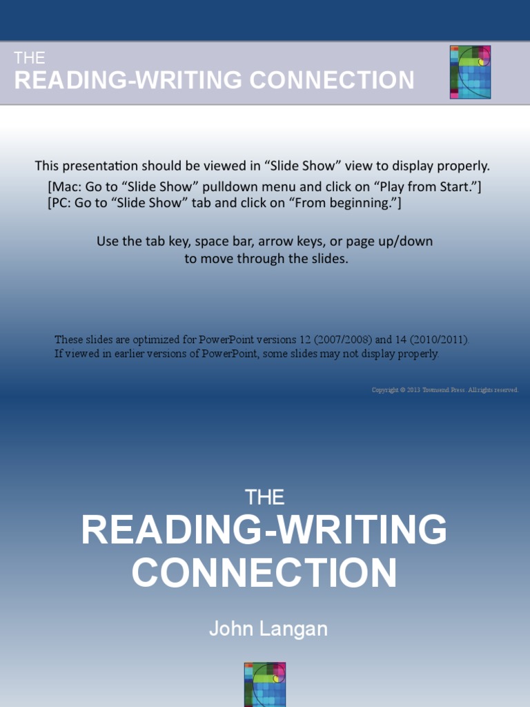 Reading Writing Connection ch7 PDF Microsoft Power Point All