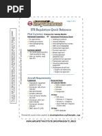 IFR Regulations Quick Reference: Pilot Currency